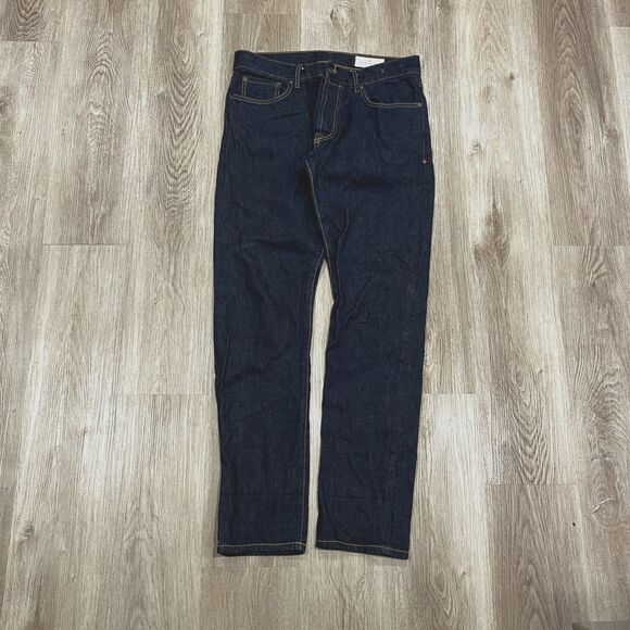 imogene + willie Blue Straight Jeans Classic Denim - Picture 1 of 6